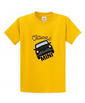 Classic Mini Unisex Kids and Adults T-Shirt For Car Lovers